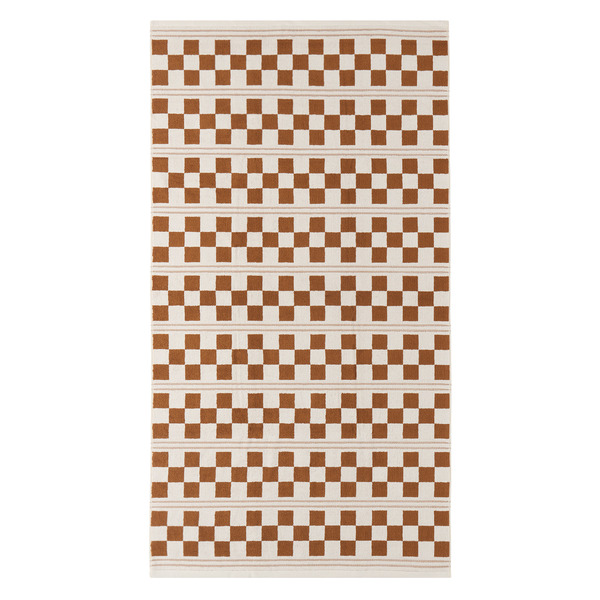  Baina Off-white & Orange Busby Pool Towel 
