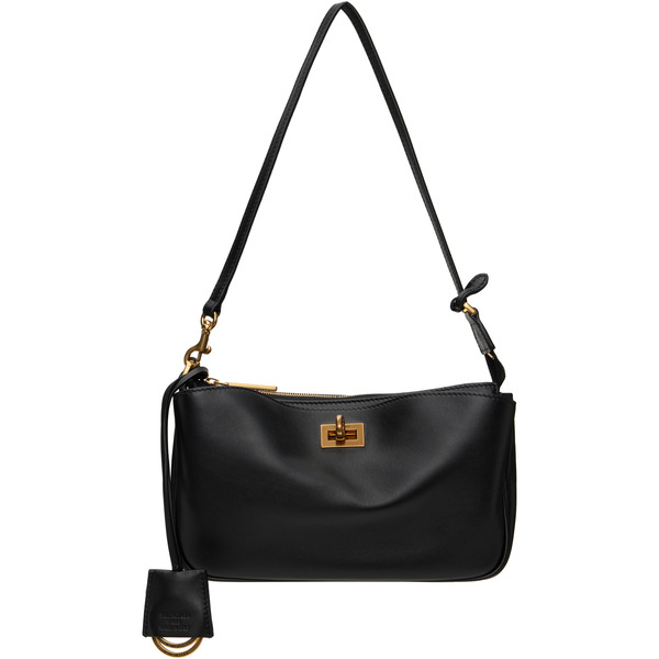  Balenciaga Black Rodeo Sling Pochette Bag 