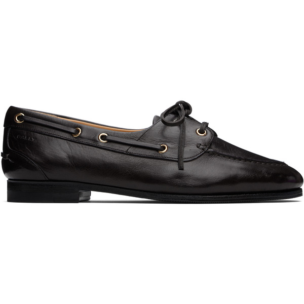  Bally Black Plume Derbys 