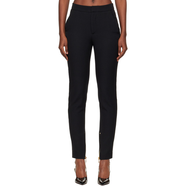  Balmain Black Tailored Trousers 