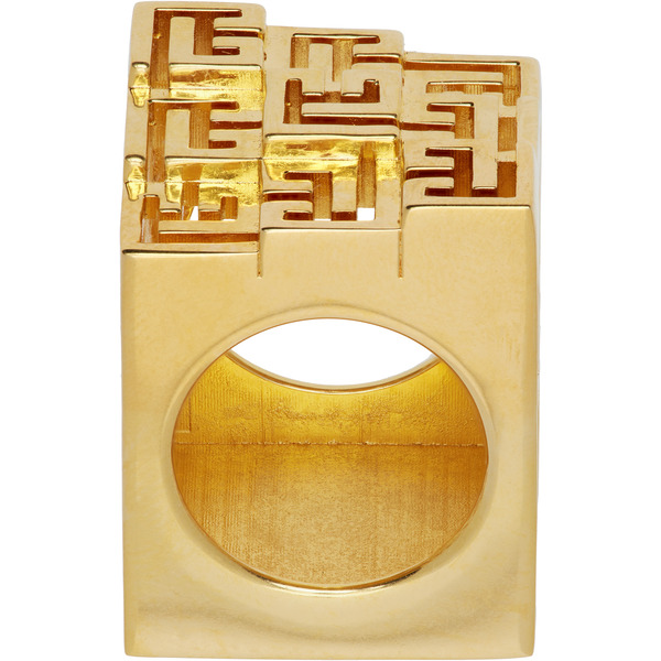  Balmain 3d Multi 'pb' Ring 