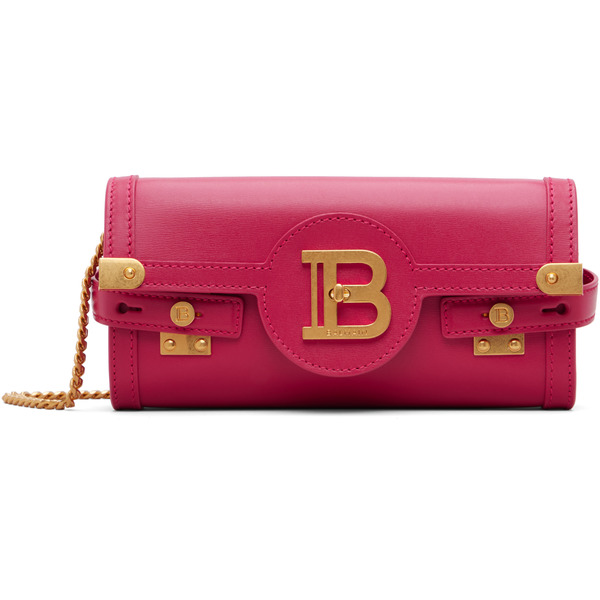  Balmain Pink B-buzz Pouch 23 Bag 