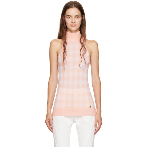 Balmain Pink Diamond Tank Top 