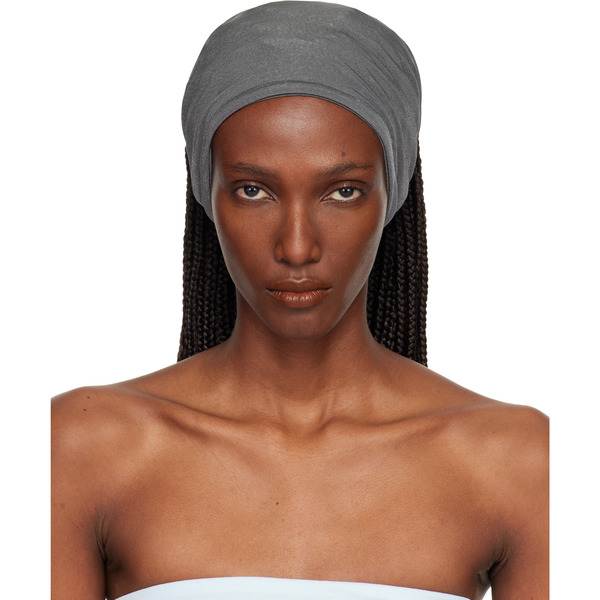  Bambou Roger Kwong Gray Jersey Head & Neck Warmer 