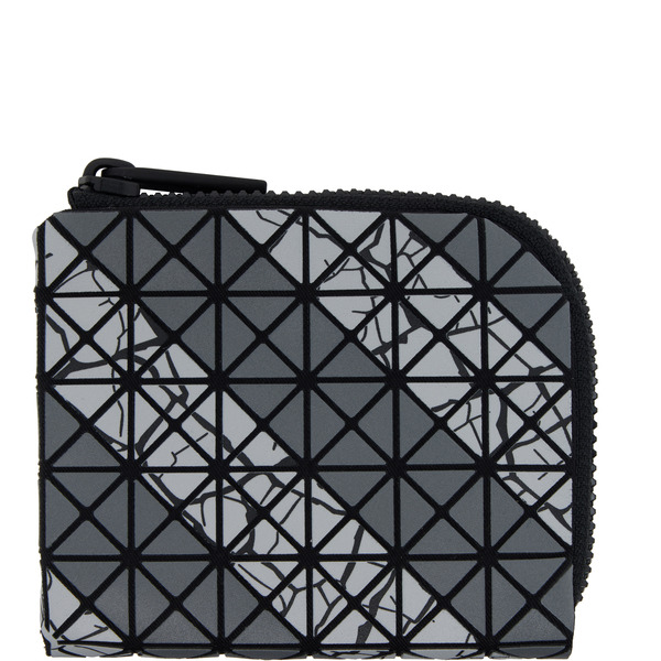 Bao Bao Issey Miyake Gray Autobahn Clam Wallet 