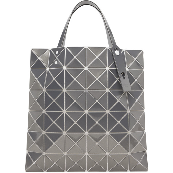  Bao Bao Issey Miyake Gray Lucent Metallic Tote 