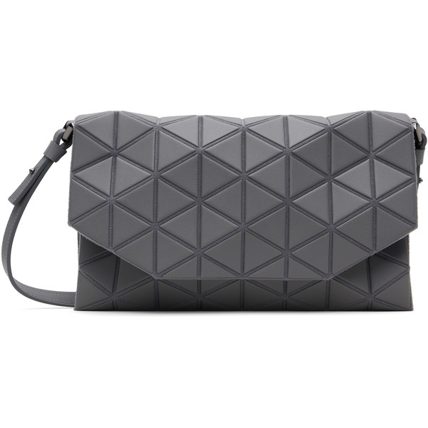  Bao Bao Issey Miyake Gray Matte Tonneau Bag 