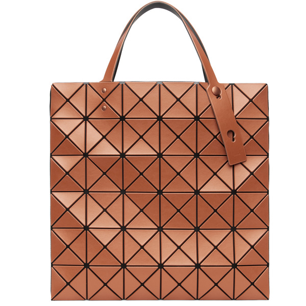  Bao Bao Issey Miyake Orange Lucent Metallic Tote 