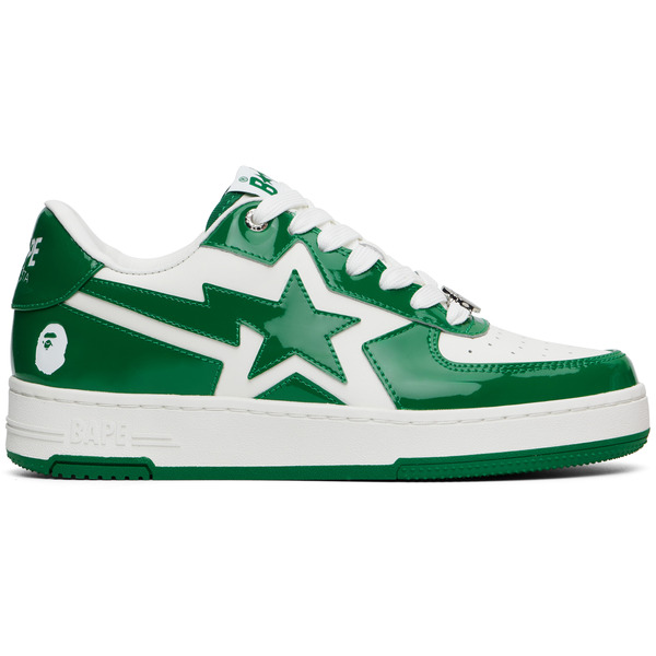  Bape Green Bape Sta Icon #1 Sneakers 