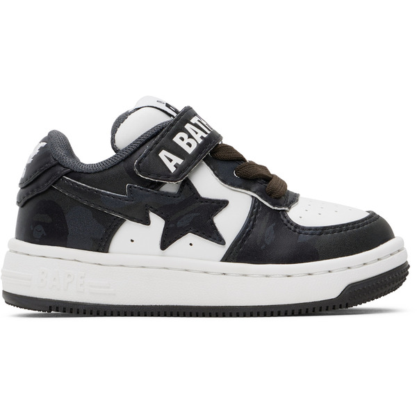  Bape Kids Black Sta #1 Sneakers 