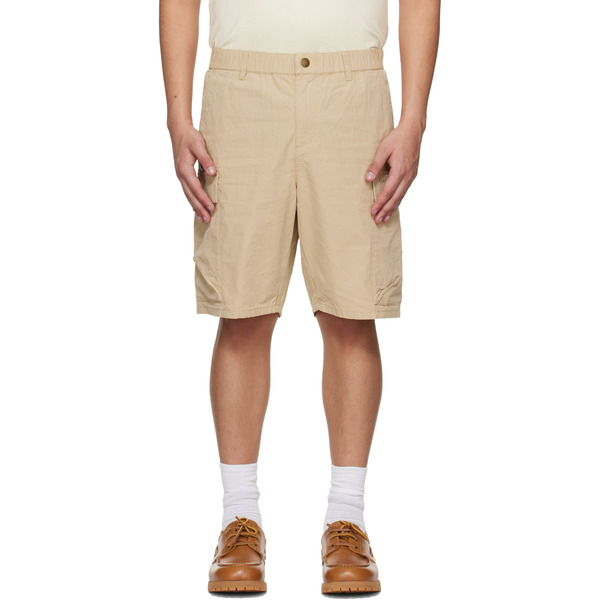  Barbour Beige Spey Poplin Shorts 