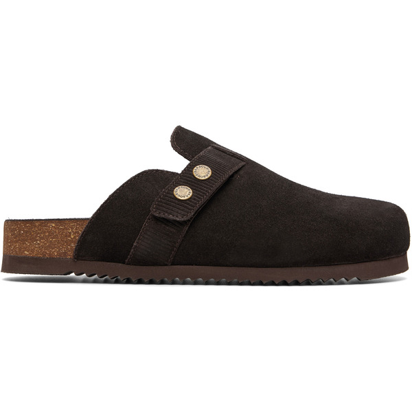  Barbour Brown Bowman Suede Mule Loafers 