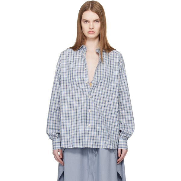  Baserange Blue Claude Shirt 