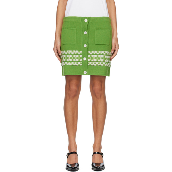  B.b. Wallace Green Miller Miniskirt 