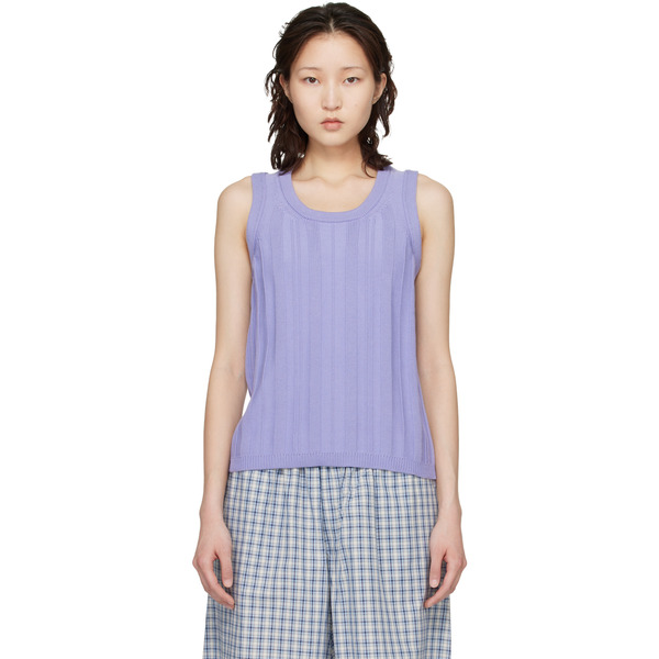  B.b. Wallace Purple Baldesari Tank Top 