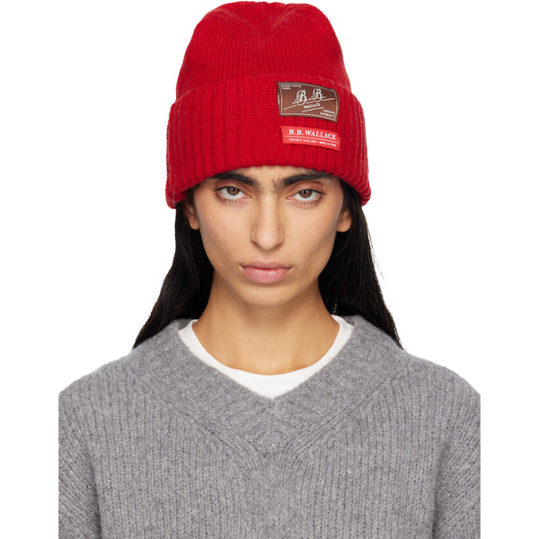  B.b. Wallace Red Peyton Beanie 