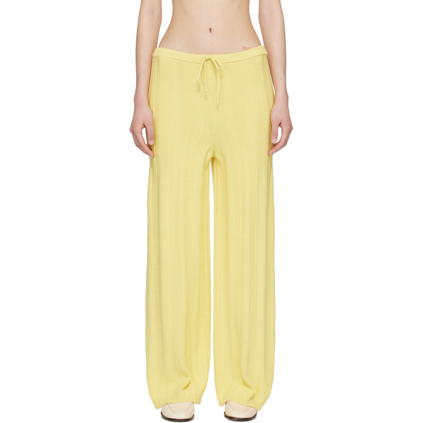  B.b. Wallace Yellow Crewdson Lounge Pants 
