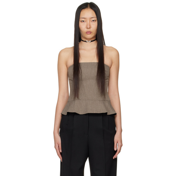  Beaufille Brown Francis Tank Top 