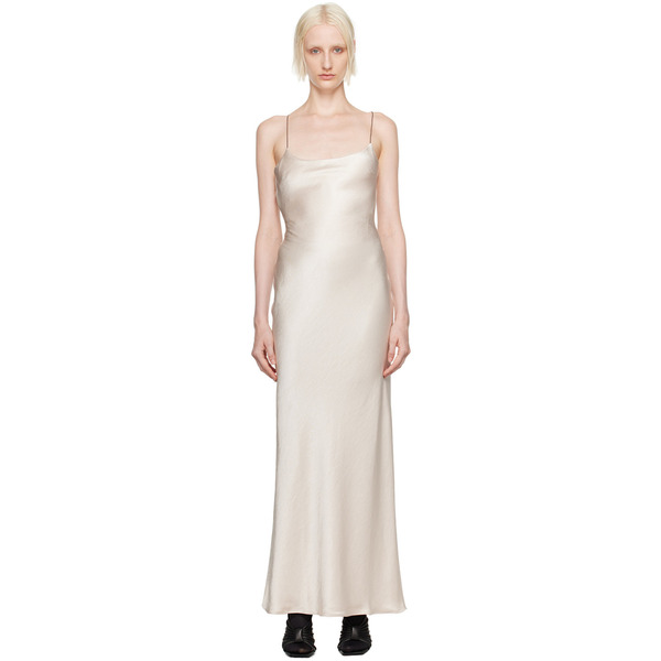  Bec + Bridge Beige Allegra Tie Maxi Dress 