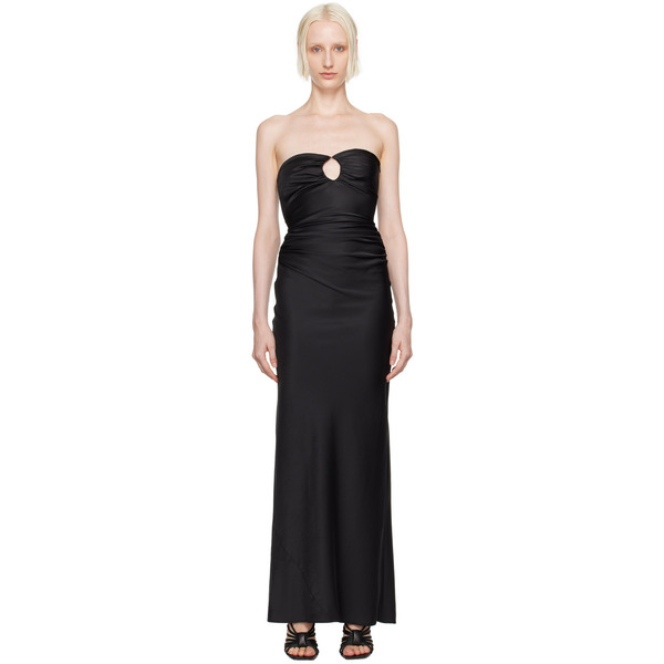  Bec + Bridge Black Emilia Strapless Maxi Dress 