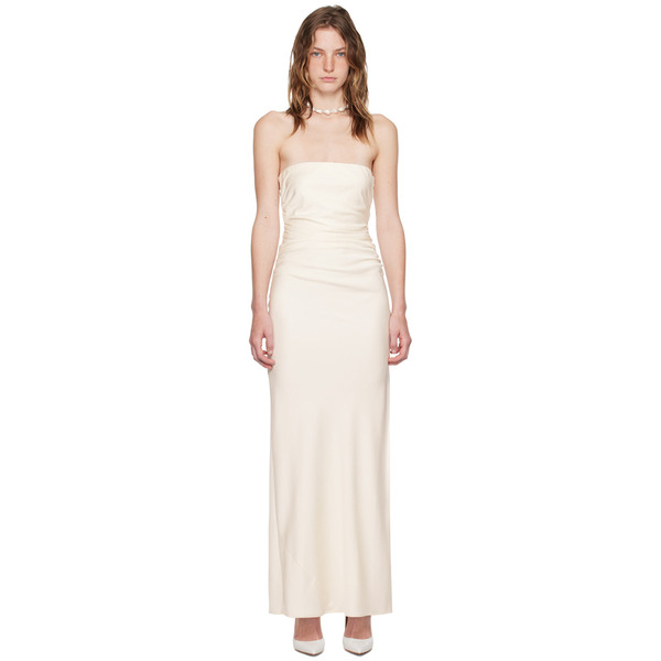  Bec + Bridge Off-white Eternity Maxi Dress 