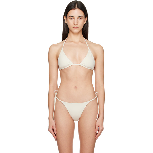  Belle Anna Off-white Estelle Bikini Top 