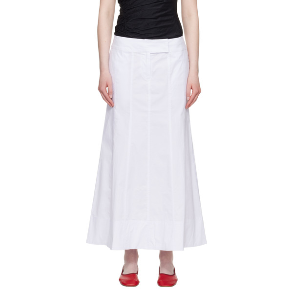  Belle Anna White Paloma Maxi Skirt 