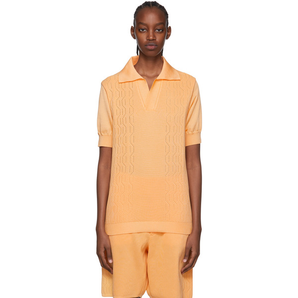  Bianca Saunders Orange Farah Edition Gibbs Polo 