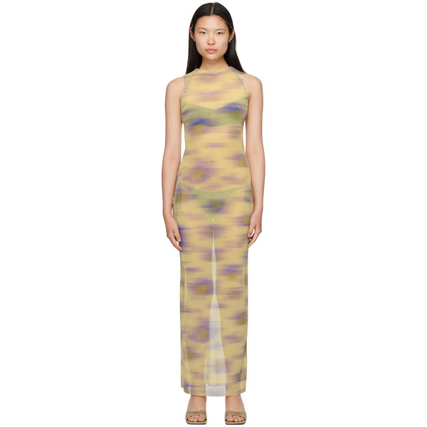  Binya Green Saturno Maxi Dress 
