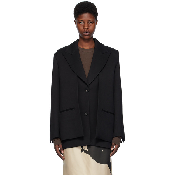  Bite Black Layered Blazer 