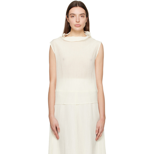  Bite Off-white Parchment Top 