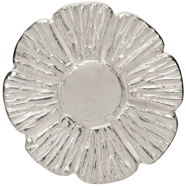  Bleue Burnham Ssense Exclusive Silver Marigold Cufflink 