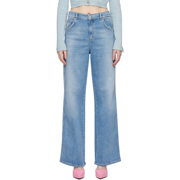  Blumarine Blue Boyfriend Jeans 