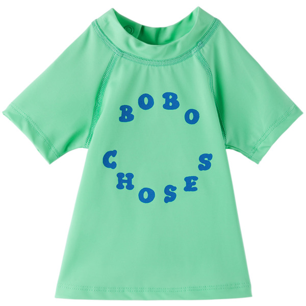 Bobo Choses Baby Green Circle Swim Top 