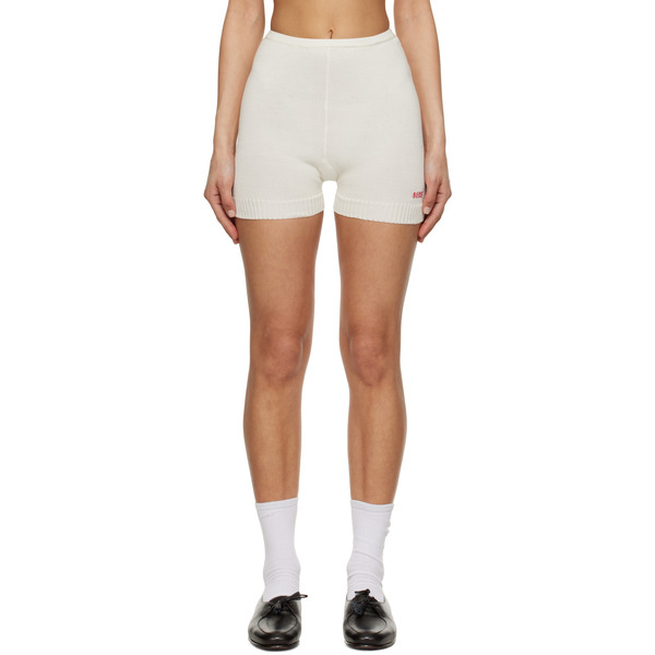  Bode Off-white Meringue Shorts 