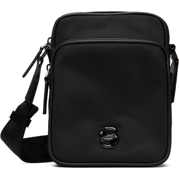  Boss Black Double B Monogram Twill Reporter Bag 