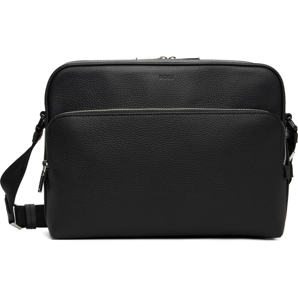  Boss Black Grained Leather Bag 