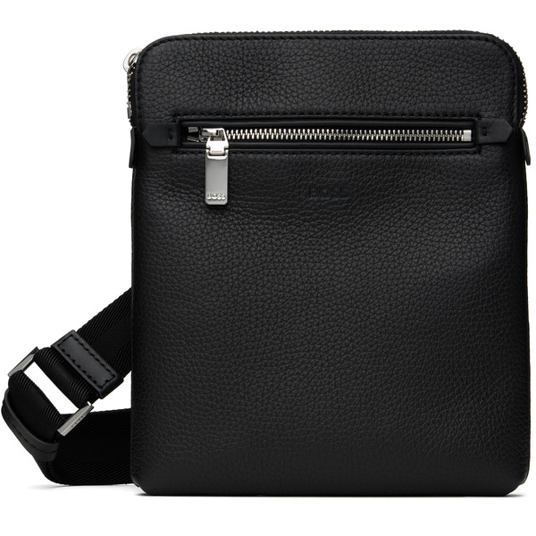  Boss Black Pebble-grained Leather Bag 