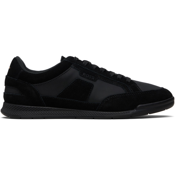  Boss Black Satin Low Sneakers 