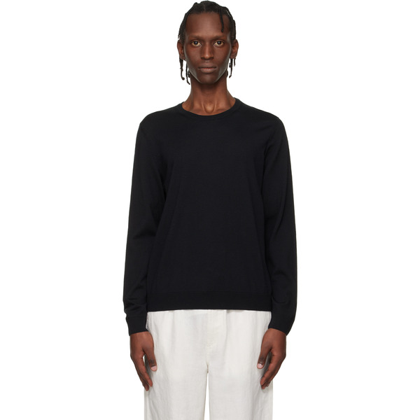  Boss Black Slim-fit Merino-wool Sweater 