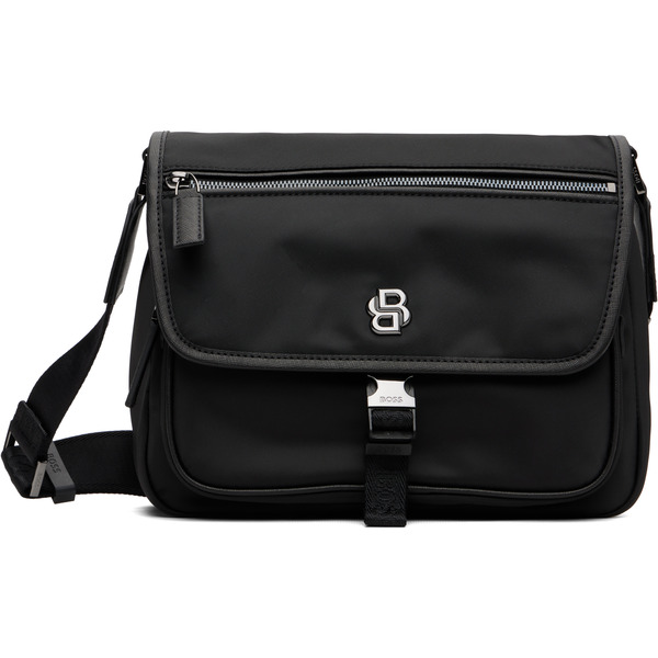  Boss Black Twill Crossbody Bag 