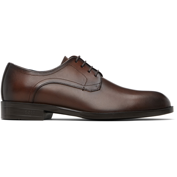  Boss Brown Leather Derbys 