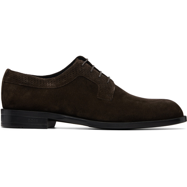  Boss Brown Suede Derbys 
