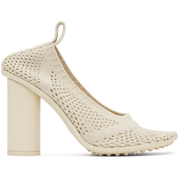  Bottega Veneta Beige Atomic Pump Heels 