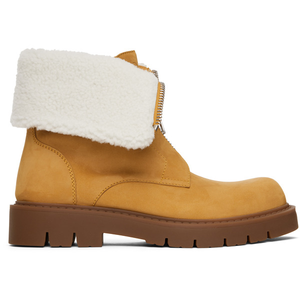  Bottega Veneta Beige Haddock Ankle Boots 
