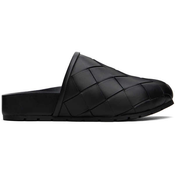  Bottega Veneta Black Reggie Mules 