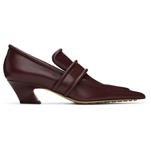 Bottega Veneta Burgundy Spada Heels 