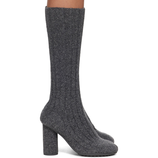  Bottega Veneta Gray Atomic Boots 