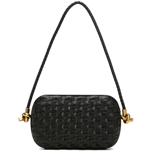  Bottega Veneta Green 'knot On Strap' Clutch 