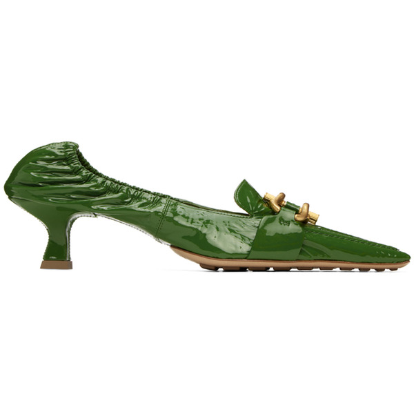  Bottega Veneta Green Madame Pumps 